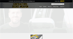 Desktop Screenshot of contractorssecretweapon.com